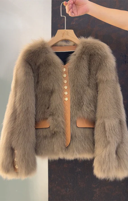 Sandra™ - Chaqueta de piel sintética