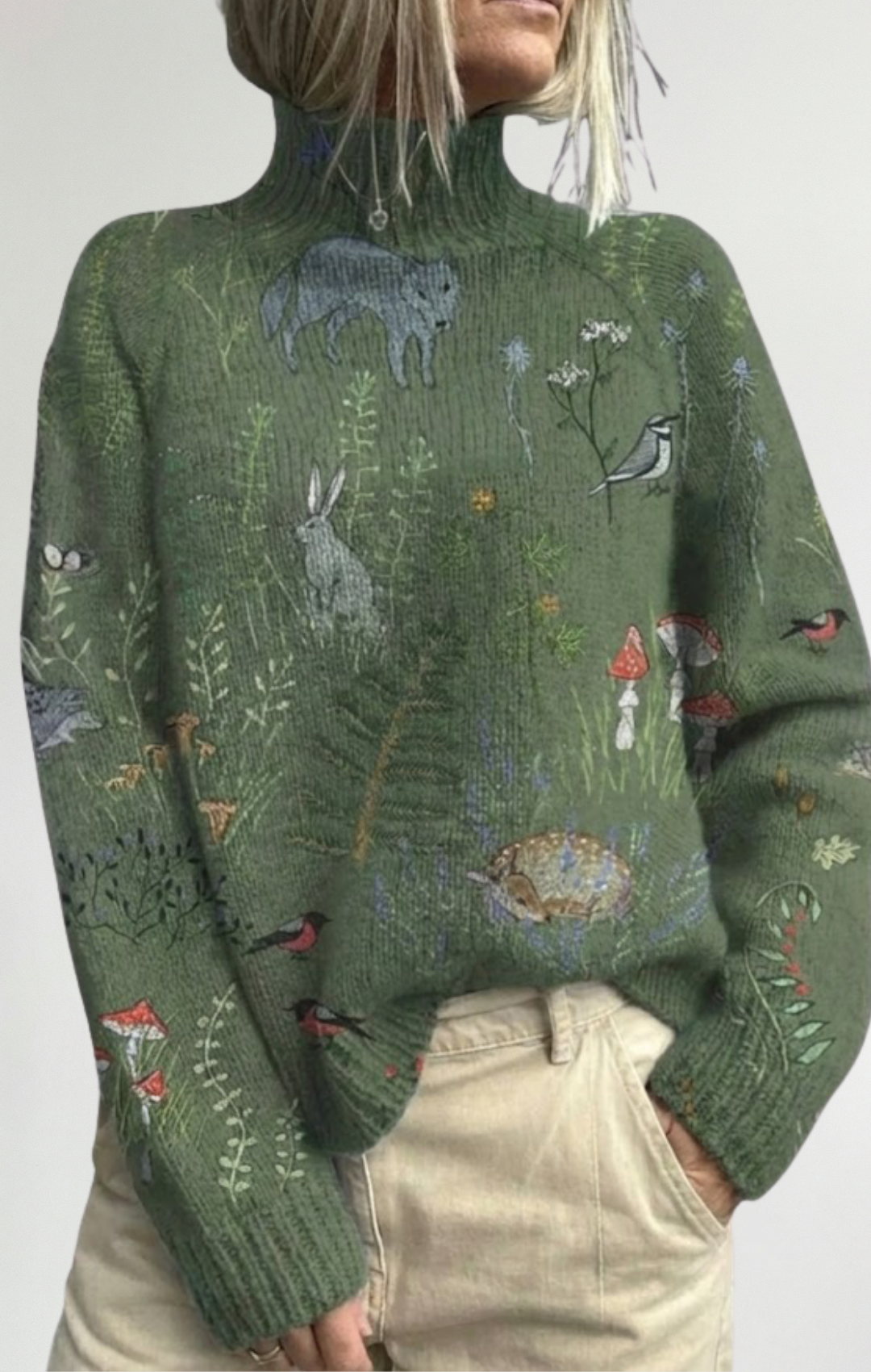 Amelia™ - Suéter elegante de cuello alto