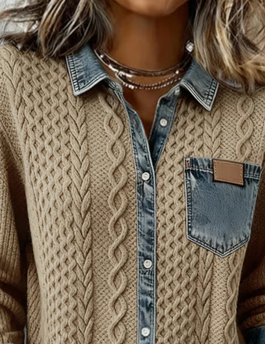 Daniela™ - Camisa de manga larga