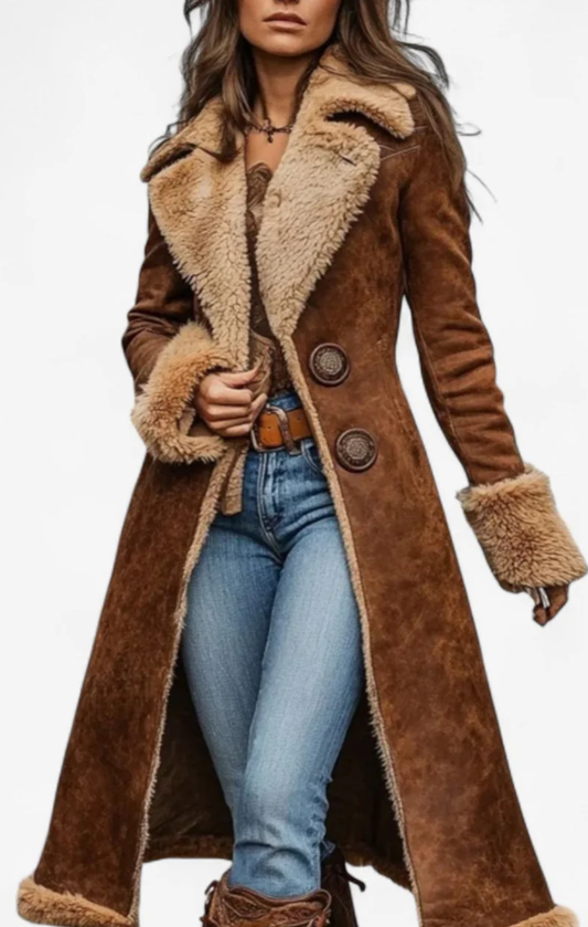 Noelia™ - Abrigo de piel suave