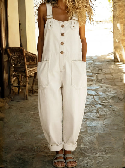 Rocio™ - Mono vaquero casual con hebilla ajustable